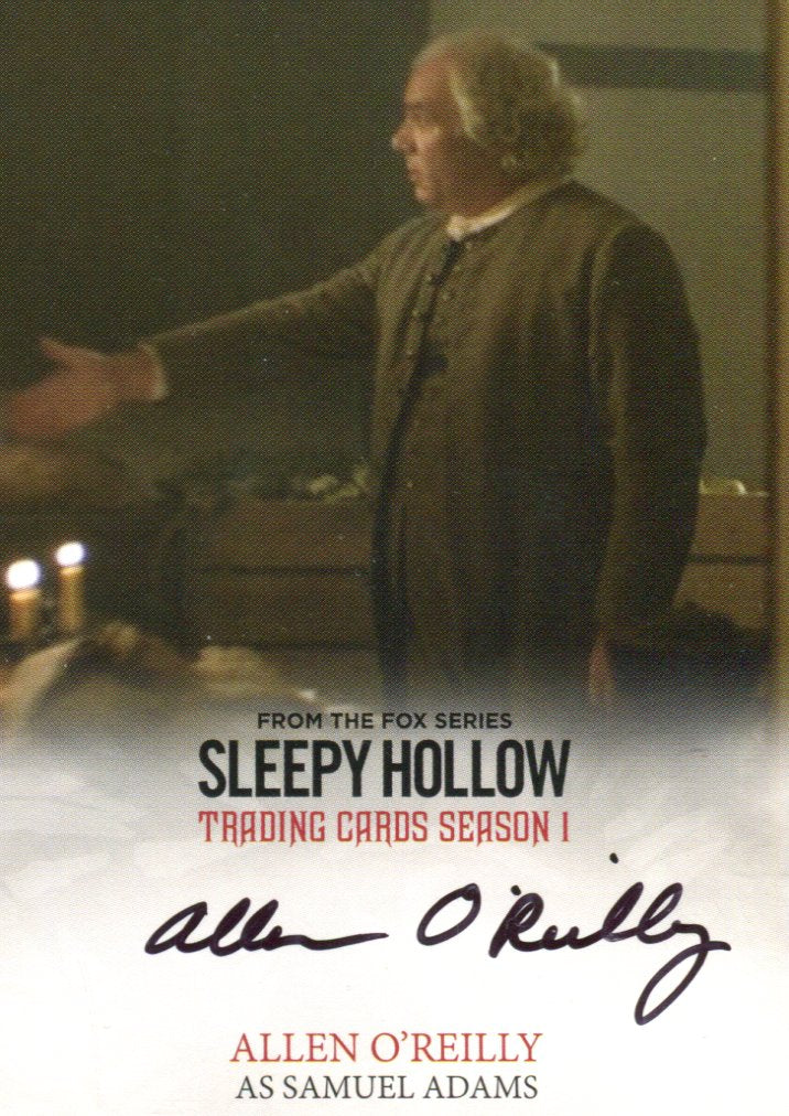 Sleepy Hollow Season One Allen O'Reilly as Samuel Adams AOR Autograph Card 2014   - TvMovieCards.com