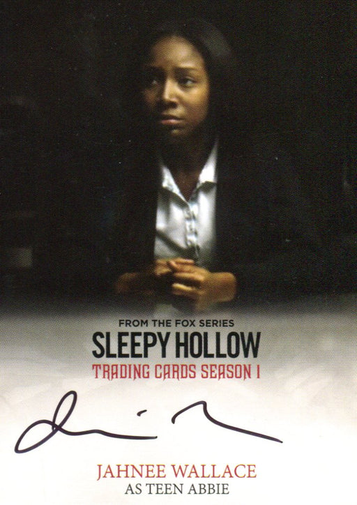 Sleepy Hollow Season One Jahnee Wallace as Teen Abbie JW Autograph Card 2014   - TvMovieCards.com