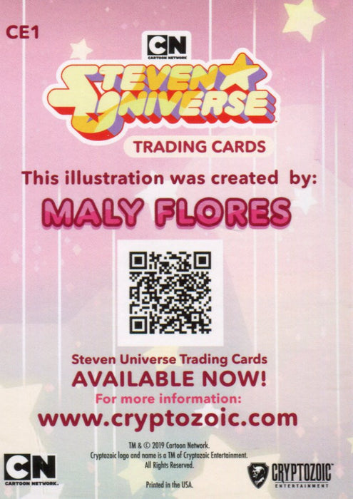 2019 Steven Universe Artist Maly Flores Promo Card CE1   - TvMovieCards.com