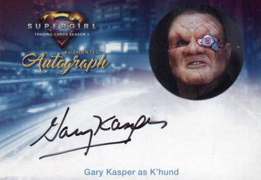 Supergirl Season 1 Gary Kasper as K'hund Autograph Card GK Cryptozoic 2018   - TvMovieCards.com