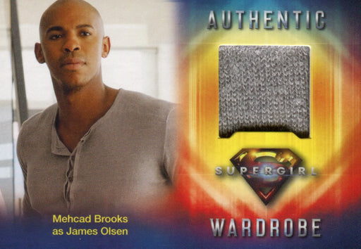 Supergirl Season 1 Mehcad Brooks as James Olsen Wardrobe Costume Card M02   - TvMovieCards.com