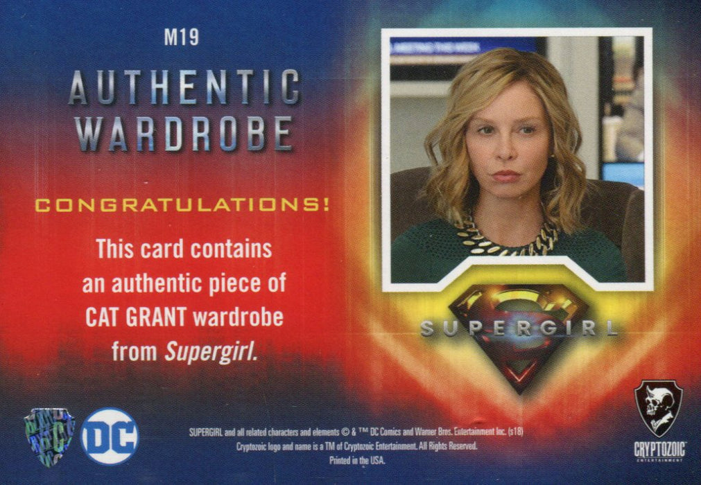 Supergirl Season 1 Calista Flockhart as Cat Grant Wardrobe Costume Card M19   - TvMovieCards.com