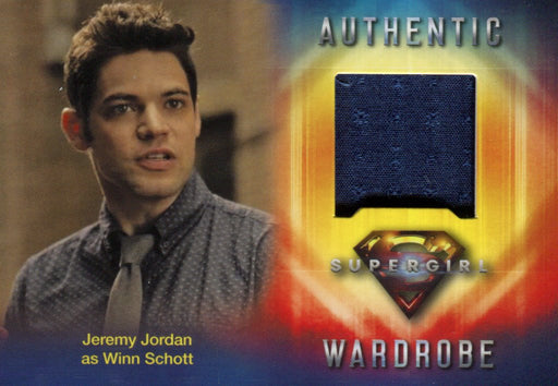 Supergirl Season 1 Jeremy Jordan as Winn Schott Wardrobe Costume Card M36   - TvMovieCards.com