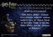 Harry Potter Prisoner Azkaban Update Cornelius's Coat Costume Card HP #596/830   - TvMovieCards.com