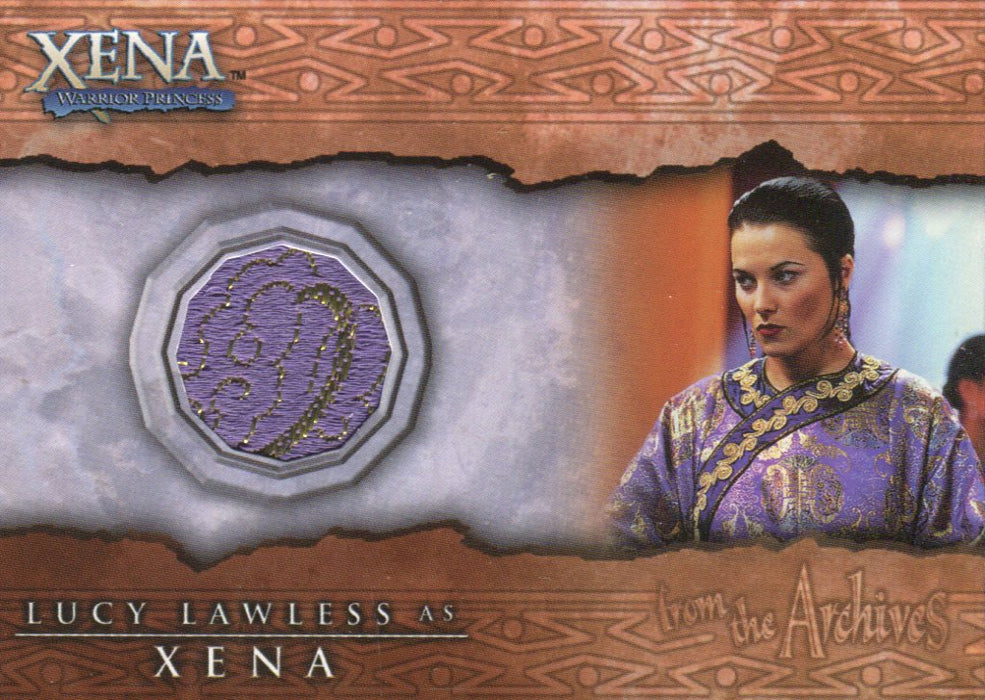 Xena Beauty and Brawn Lucy Lawless as Xena Costume Card C7   - TvMovieCards.com