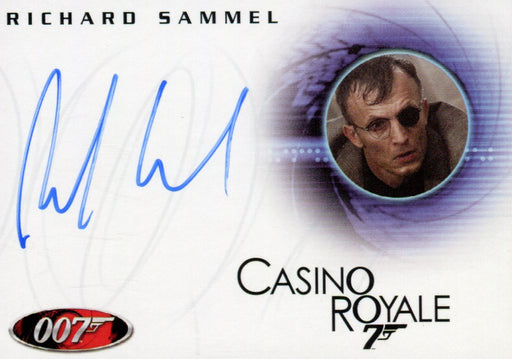 James Bond in Motion 2008 Richard Sammel as Gettler Autograph Card A97   - TvMovieCards.com