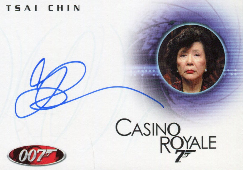 James Bond in Motion 2008 Tsai Chin as Madame Wu Autograph Card A105   - TvMovieCards.com