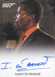 James Bond in Motion 2008 Isaach De Bankole as Steven Obanno Autograph Card   - TvMovieCards.com