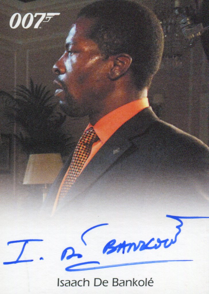 James Bond in Motion 2008 Isaach De Bankole as Steven Obanno Autograph Card   - TvMovieCards.com