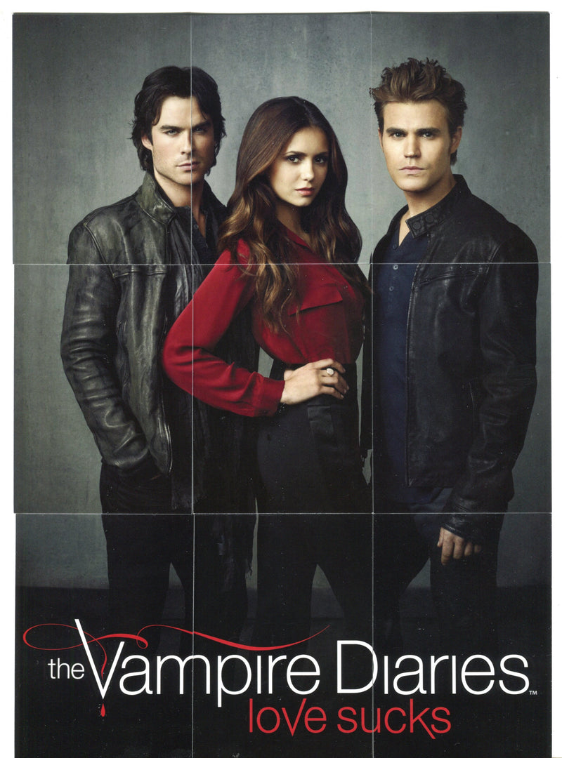 2016 Vampire Diaries Season 4 Love Sucks Trio Puzzle Chase Card Set H1-H9   - TvMovieCards.com
