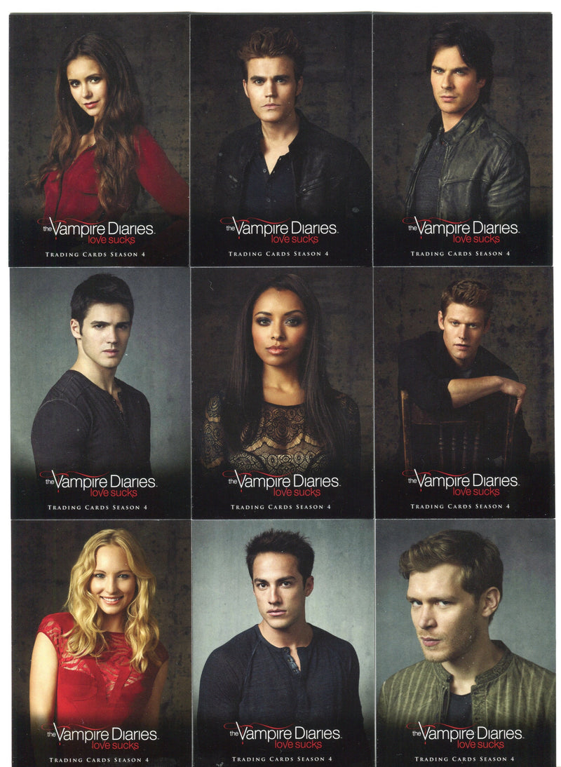 2016 Vampire Diaries Season 4 Studio Chase Card Set S1-S9   - TvMovieCards.com