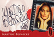 Hammer Horror Series 2 Martine Beswicke Autograph Card A7-S2 Strictly Ink 2010   - TvMovieCards.com