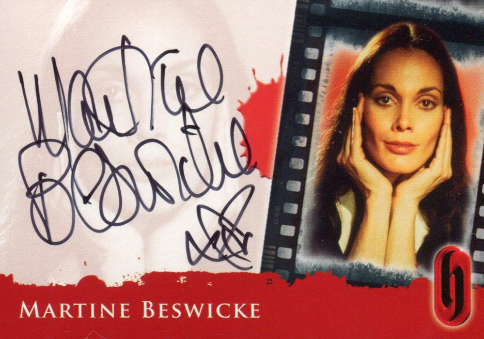 Hammer Horror Series 2 Martine Beswicke Autograph Card A7-S2 Strictly Ink 2010   - TvMovieCards.com