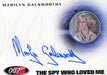 James Bond Mission Logs Marilyn Galsworthy as Assistant Autograph Card A163   - TvMovieCards.com