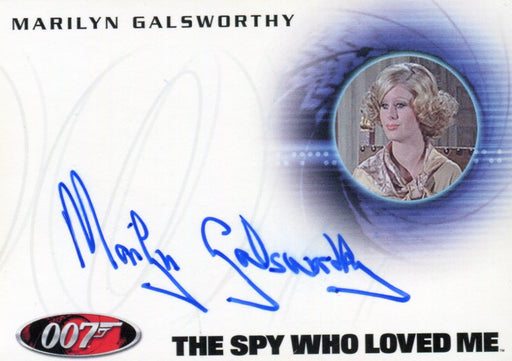 James Bond Mission Logs Marilyn Galsworthy as Assistant Autograph Card A163   - TvMovieCards.com