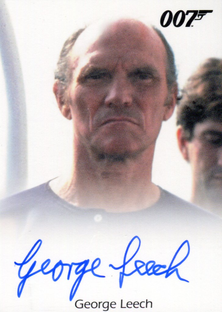 James Bond 50th Anniversary Series One George Leech Autograph Card   - TvMovieCards.com