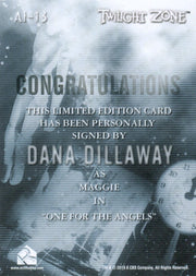 Twilight Zone Archives 2020 Dana Dillaway as Maggie Autograph Card AI-13   - TvMovieCards.com