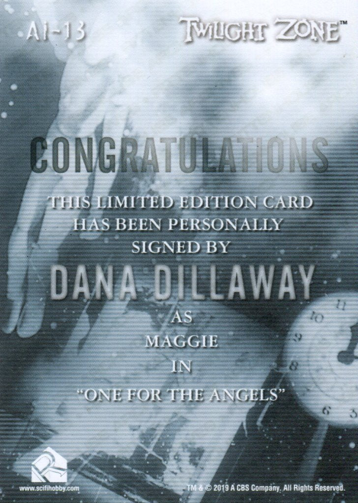 Twilight Zone Archives 2020 Dana Dillaway as Maggie Autograph Card AI-13   - TvMovieCards.com