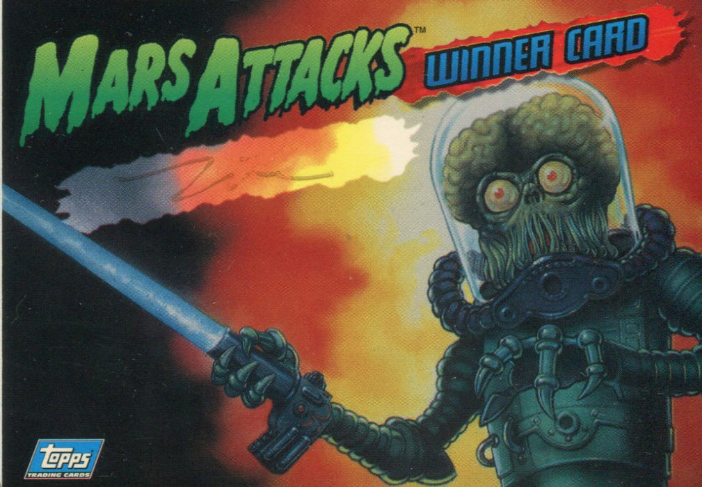 Mars Attacks Archives 1994 Winner Certificate of Authenticity Card   - TvMovieCards.com
