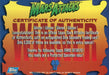 Mars Attacks Archives 1994 Winner Certificate of Authenticity Card   - TvMovieCards.com