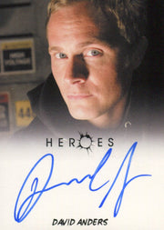 Heroes Archives David Anders as Adam Monroe Autograph Card   - TvMovieCards.com