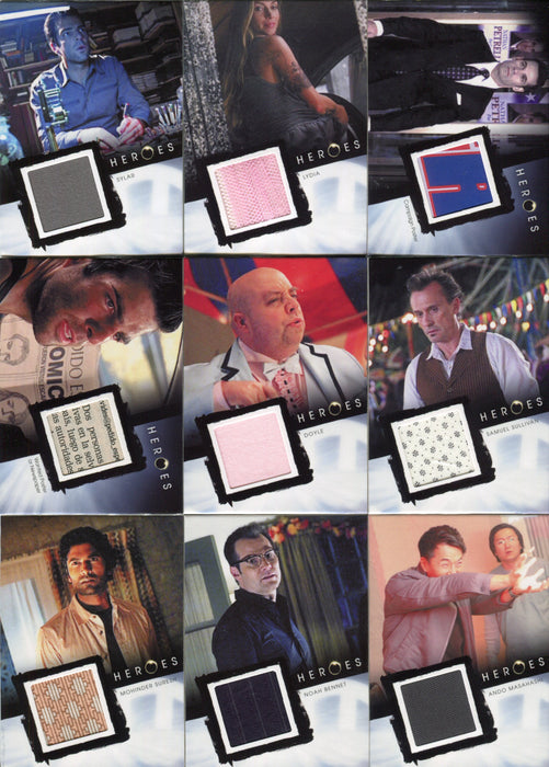 Heroes Archives Costume Card Set 15 Cards Rittenhouse 2010   - TvMovieCards.com