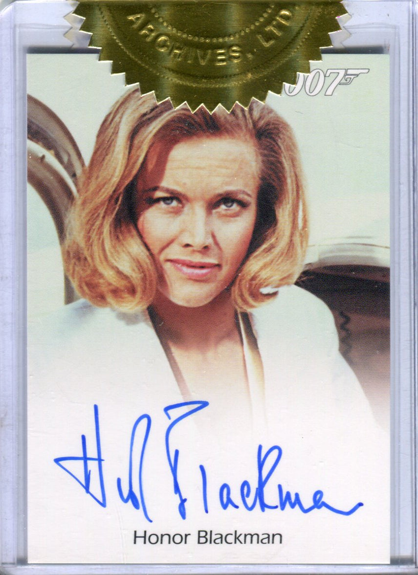 James Bond 50th Anniversary Series One Honor Blackman Incentive Autogr ...