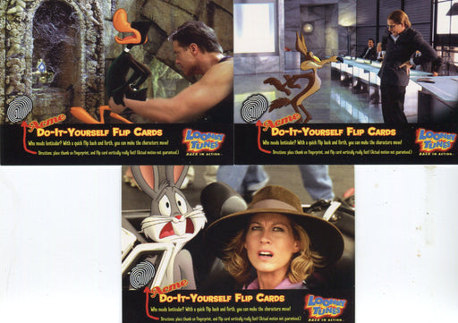 Looney Tunes Back In Action Movie Box-Loader Chase Card Set BL-1 thru BL-3   - TvMovieCards.com