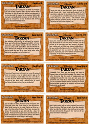 Tarzan Disney Movie Lenticular Chase Card Set 8 Cards Kid Cuisine 2000   - TvMovieCards.com