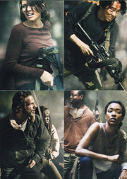 Walking Dead Season 4 Part 2 Posters Chase Card Set D5 thru D8   - TvMovieCards.com