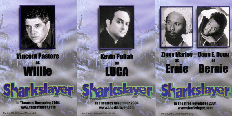 Sharkslayer Preview Card Set 12 Cards Dreamworks 2003   - TvMovieCards.com