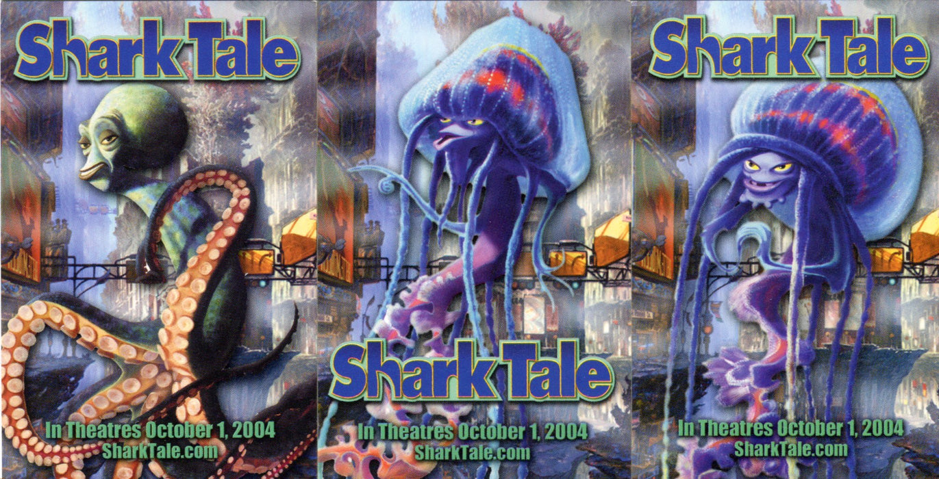 Layout Shark Tale Shark Tale Preview Card Set 12 Cards Dreamworks 2003 — TvMovieCards.com