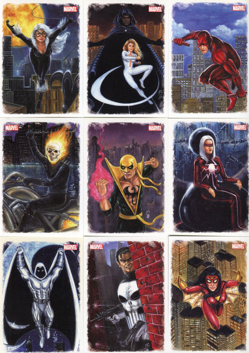 Spider-Man Archives Allies Painted Art Cards Chase Card Set A1 thru A9   - TvMovieCards.com