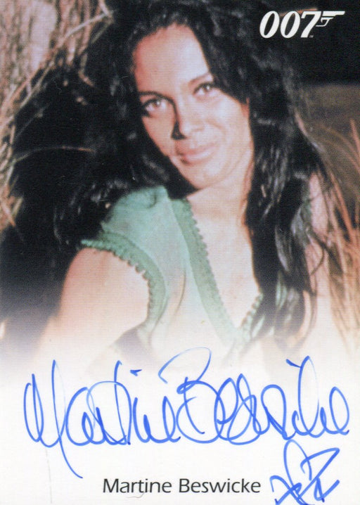 James Bond Archives 2014 Edition Martine Beswicke Autograph Card   - TvMovieCards.com