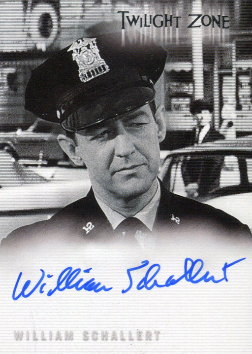 Twilight Zone 4 Science and Superstition William Schallert Autograph Card A-83   - TvMovieCards.com