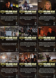 Walking Dead Season 3 Part 2 Woodbury Chase Card Set WB-01 thru WB-09   - TvMovieCards.com