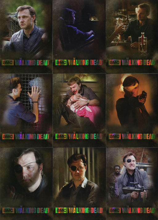 Walking Dead Season 3 Part 2 Governor Foil Chase Card Set TG-01 thru TG-09   - TvMovieCards.com