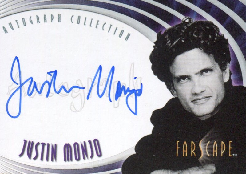 Farscape Through the Wormhole Writer Producer Justin Monjo Autograph Card A36   - TvMovieCards.com