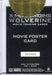 X-Men Origins: Wolverine Movie "Movie Poster" Case Topper Chase Card #343/600   - TvMovieCards.com