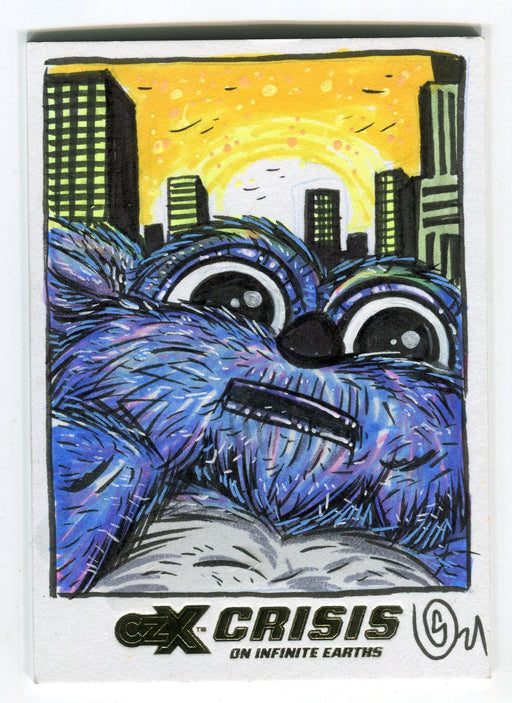 2022 CZX Crisis on Infinite Earths Artist Sketch Card by Jucylande Junior   - TvMovieCards.com