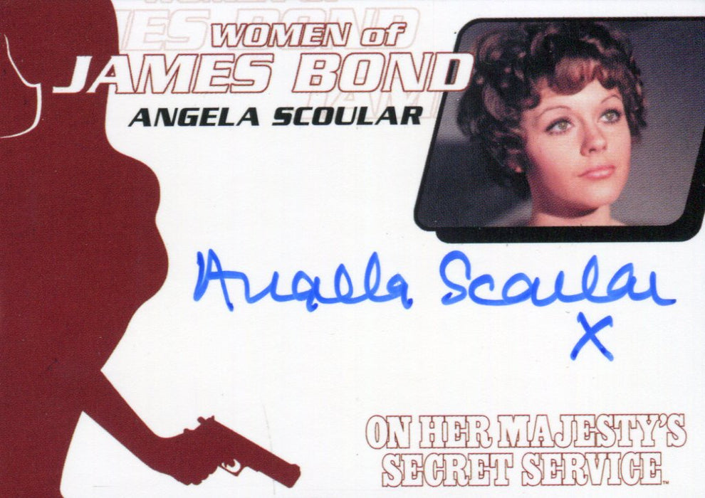 James Bond Heroes & Villains Bond Women Angela Scoular Autograph Card WA36   - TvMovieCards.com