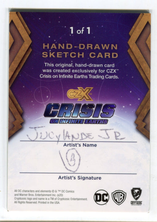 2022 CZX Crisis on Infinite Earths Artist Sketch Card by Jucylande Junior   - TvMovieCards.com