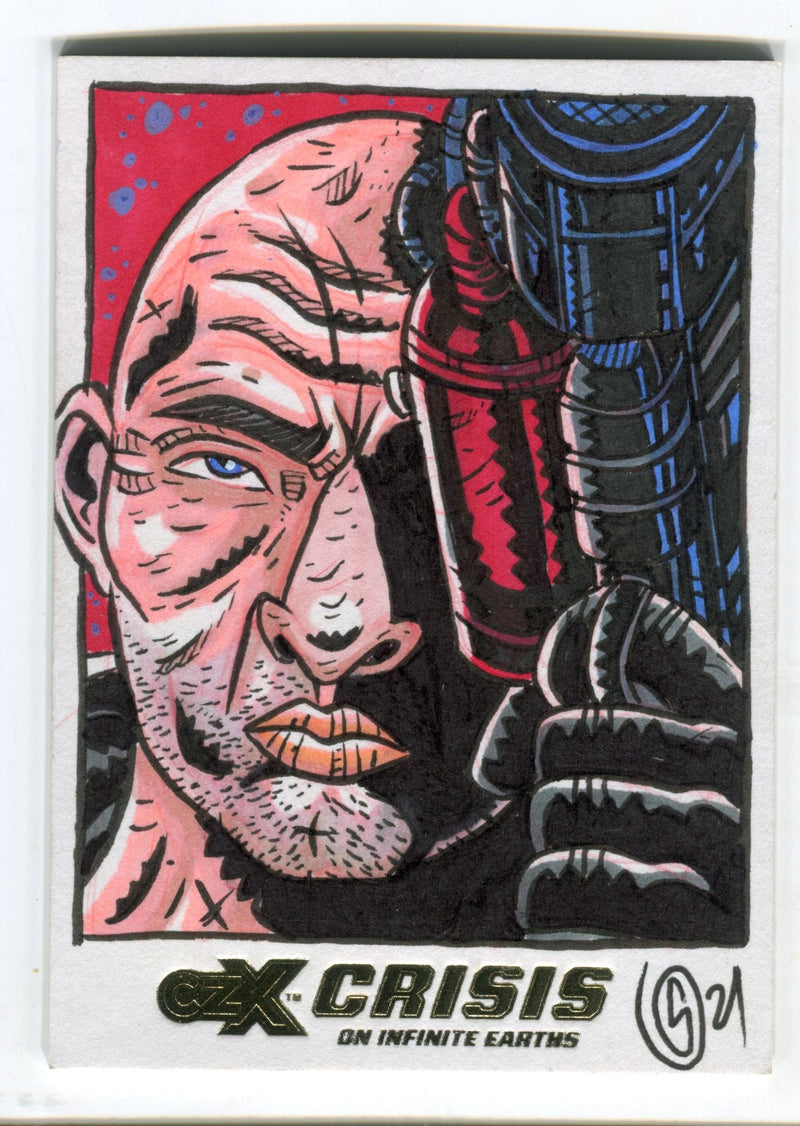2022 CZX Crisis on Infinite Earths Artist Sketch Card by Jucylande Junior   - TvMovieCards.com