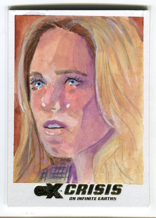 2022 CZX Crisis on Infinite Earths Artist Sketch Card by Mark Stroud   - TvMovieCards.com