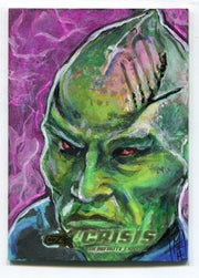 2022 CZX Crisis on Infinite Earths Artist Sketch Card by Michael E. Hraba   - TvMovieCards.com