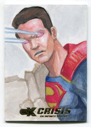 2022 CZX Crisis on Infinite Earths Artist Sketch Card by Isiah Bradley   - TvMovieCards.com