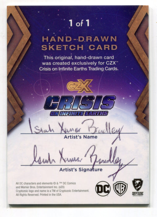 2022 CZX Crisis on Infinite Earths Artist Sketch Card by Isiah Bradley   - TvMovieCards.com