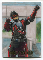 2022 CZX Crisis on Infinite Earths Artist Sketch Card by Ede Galileu   - TvMovieCards.com