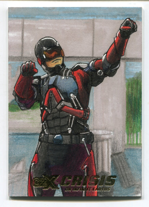 2022 CZX Crisis on Infinite Earths Artist Sketch Card by Ede Galileu   - TvMovieCards.com