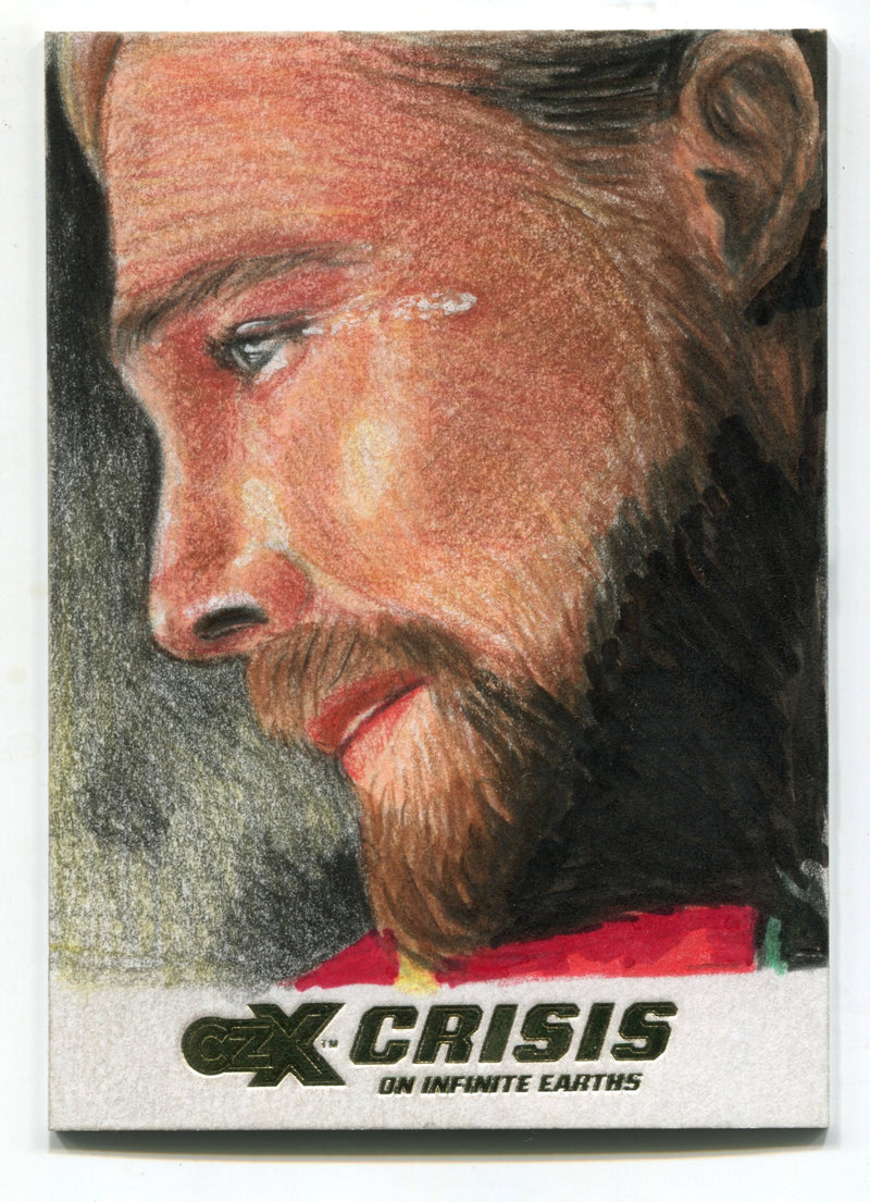 2022 CZX Crisis on Infinite Earths Artist Sketch Card by Namli Romo   - TvMovieCards.com
